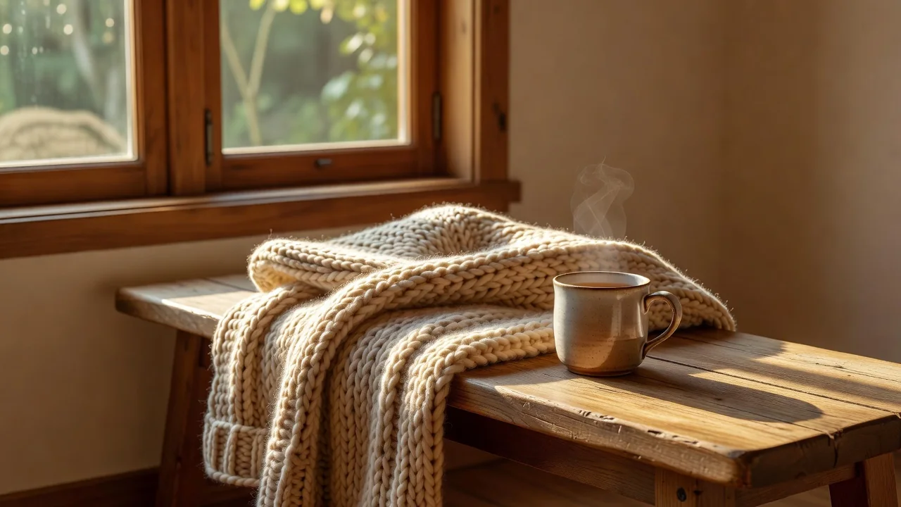A warm, cozy home interior — the comfort of family support